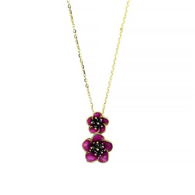 14 Ayar Altın Tasarım Kolye  -  0200418