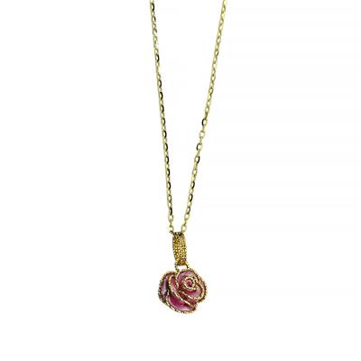 14 Ayar Altın Tasarım Kolye  -  0200431