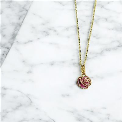 14 Ayar Altın Tasarım Kolye  -  0200431