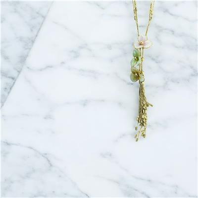 14 Ayar Altın Tasarım Kolye  -  0200449