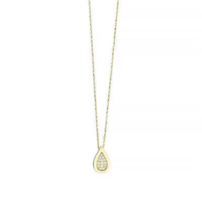 14 Ayar Altın Tasarım Kolye  -  0201288