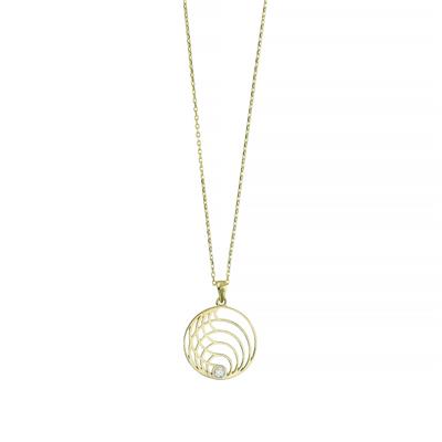 14 Ayar Altın Tasarım Kolye  -  0201294