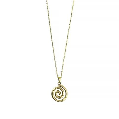 14 Ayar Altın Tasarım Kolye  -  0201298