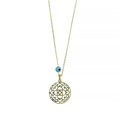 14 Ayar Altın Tasarım Kolye  -  0201299