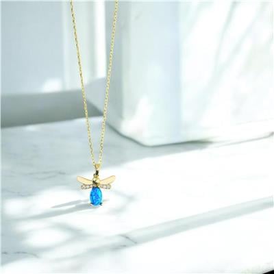 14 Ayar Altın Tasarım Kolye  -  0201781