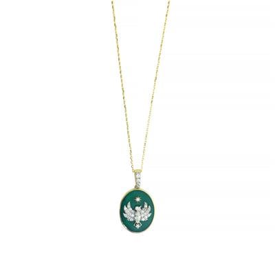 14 Ayar Altın Tasarım Kolye  -  0201782