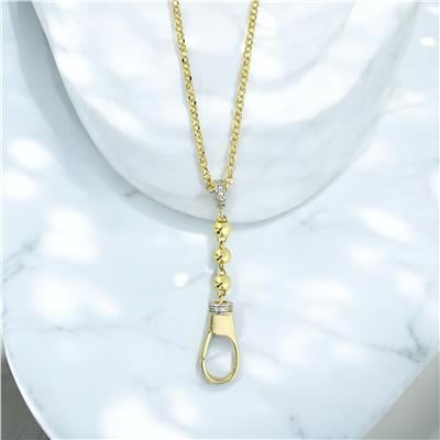 14 Ayar Altın Tasarım Kolye  -  0203364