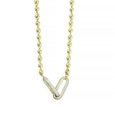 14 Ayar Altın Tasarım Kolye  -  0203370