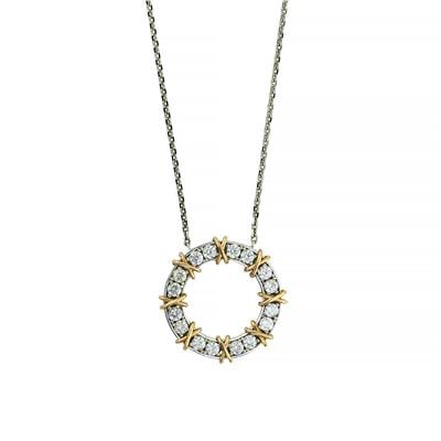 14 Ayar Altın Tasarım Kolye  -  0203479