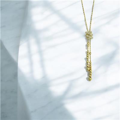 14 Ayar Altın Tasarım Kolye  -  0203482