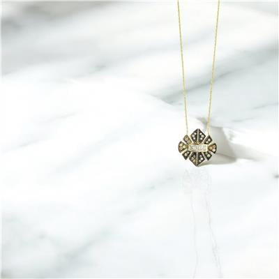 14 Ayar Altın Tasarım Kolye  -  0203725