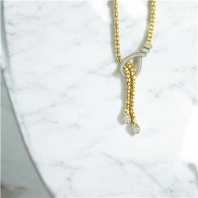 14 Ayar Altın Tasarım Kolye  -  0204222