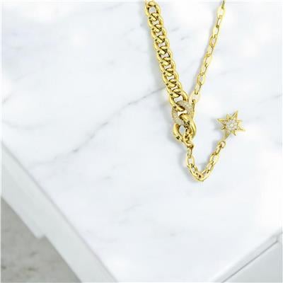 14 Ayar Altın Tasarım Kolye  -  0204229