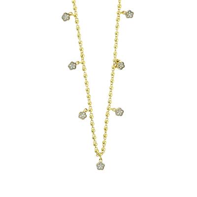 14 Ayar Altın Tasarım Kolye  -  0204320