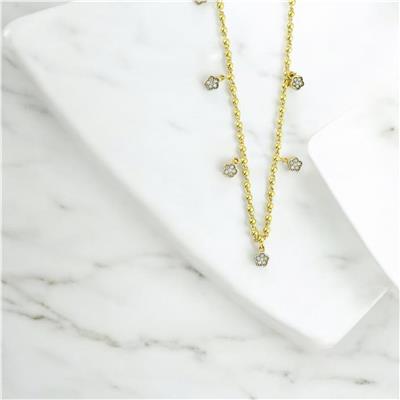 14 Ayar Altın Tasarım Kolye  -  0204320