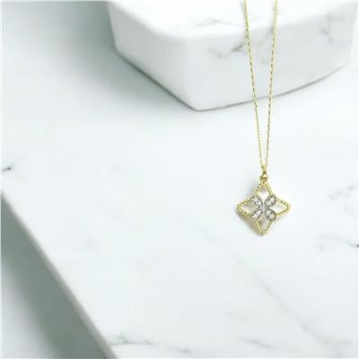 14 Ayar Altın Tasarım Kolye  -  0205072