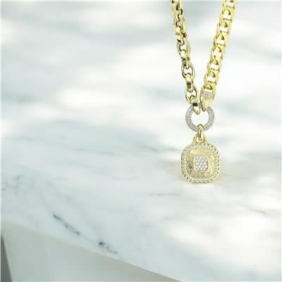 14 Ayar Altın Tasarım Kolye  -  0205240