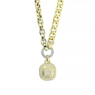 14 Ayar Altın Tasarım Kolye  -  0205240