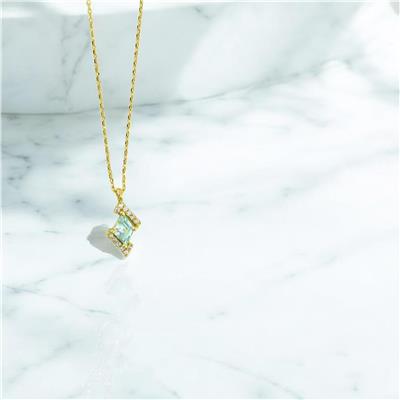 14 Ayar Altın Tasarım Kolye  -  0206133