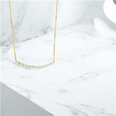 14 Ayar Altın Tasarım Kolye  -  0206134