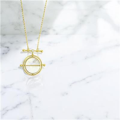 14 Ayar Altın Tasarım Kolye  -  0206148