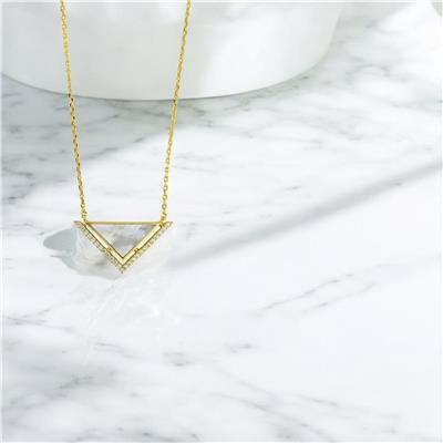 14 Ayar Altın Tasarım Kolye  -  0206149