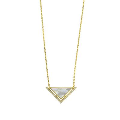 14 Ayar Altın Tasarım Kolye  -  0206149