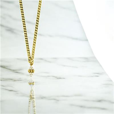 14 Ayar Altın Tasarım Kolye  -  0206152