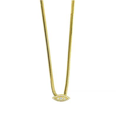 14 Ayar Altın Tasarım Kolye  -  0206155