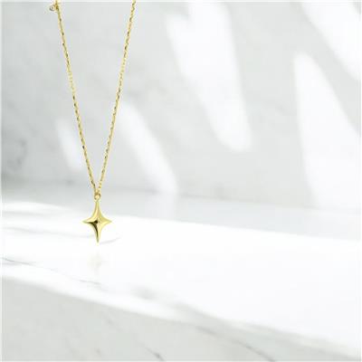 14 Ayar Altın Tasarım Kolye  -  0206171