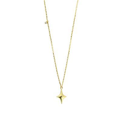 14 Ayar Altın Tasarım Kolye  -  0206171