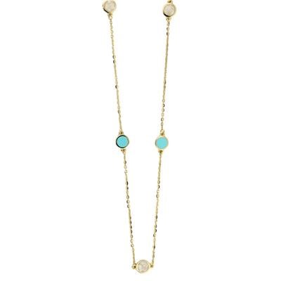 14 Ayar Altın Tasarım Kolye  -  F003679