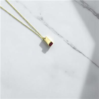 14 Ayar Altın Tasarım Kolye  -  F004755