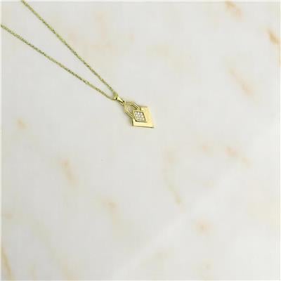 14 Ayar Altın Tasarım Kolye  -  F004759