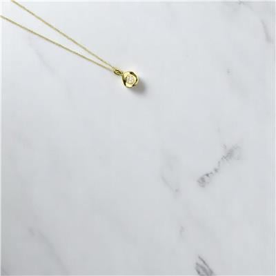 14 Ayar Altın Tasarım Kolye  -  F004782