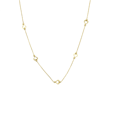 14 Ayar Altın Tasarım Kolye  -  K217465