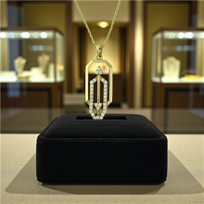 14 Ayar Altın Tasarım Kolye  -  K218439