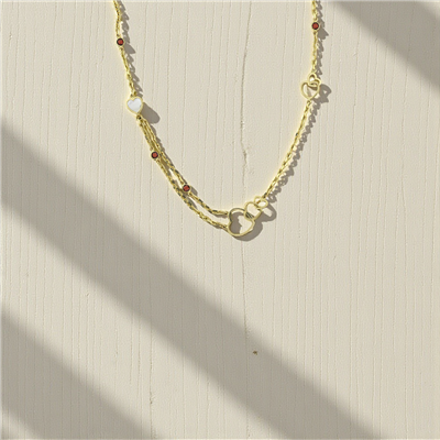 14 Ayar Altın Tasarım Kolye  -  K219183