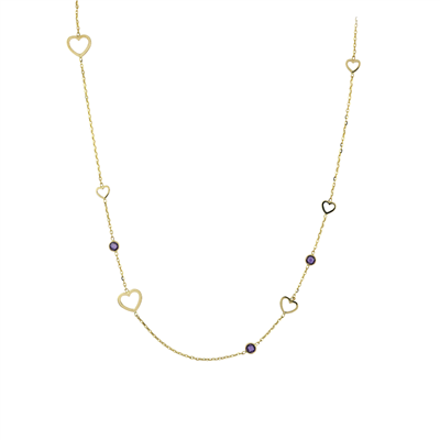 14 Ayar Altın Tasarım Kolye  -  K220372