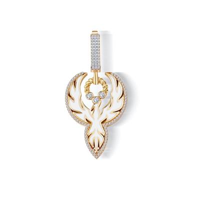 14 Ayar Altın Tasarım Kolye Ucu  -  0188105