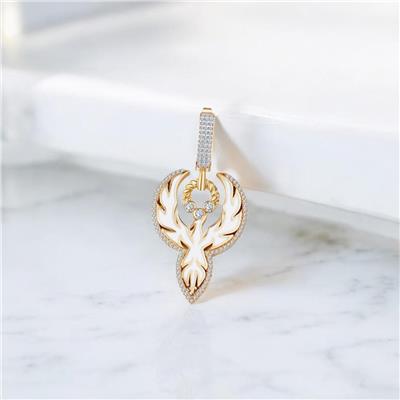 14 Ayar Altın Tasarım Kolye Ucu  -  0188105