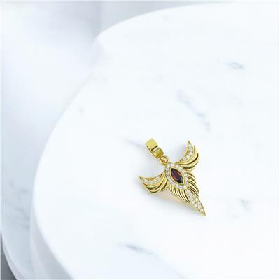 14 Ayar Altın Tasarım Kolye Ucu  -  0205154