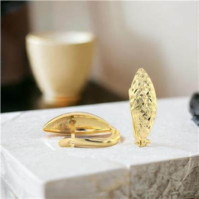 14 Ayar Altın Tasarım Küpe  -  0180403