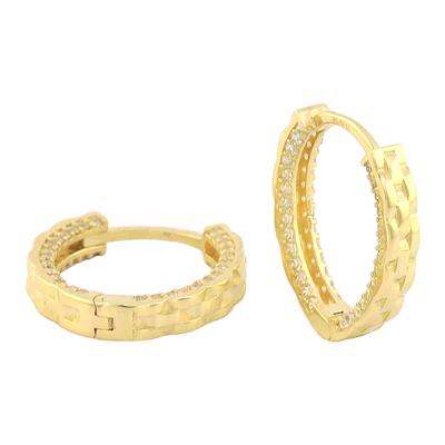 14 Ayar Altın Tasarım Küpe  -  0180434