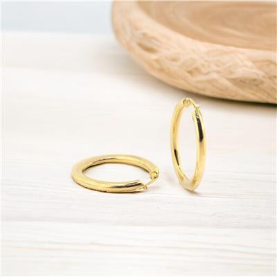 14 Ayar Altın Tasarım Küpe  -  0180503