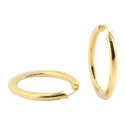 14 Ayar Altın Tasarım Küpe  -  0180503