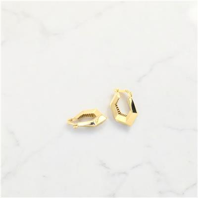 14 Ayar Altın Tasarım Küpe  -  0181356