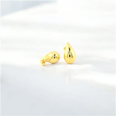 14 Ayar Altın Tasarım Küpe  -  0181377