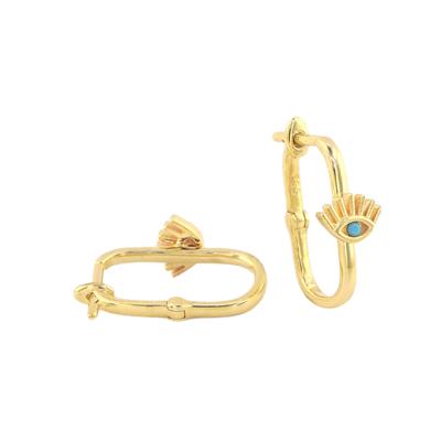 14 Ayar Altın Tasarım Küpe  -  0181950