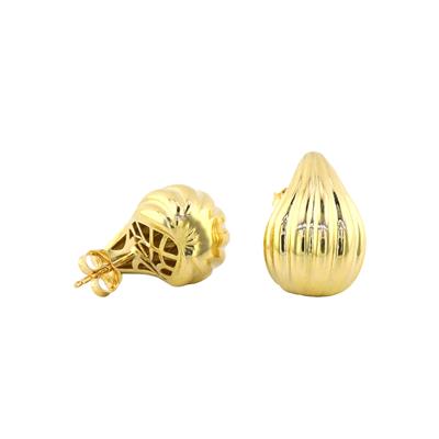 14 Ayar Altın Tasarım Küpe  -  0184510